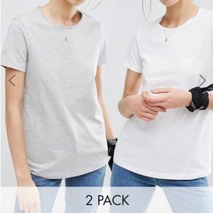 ASOS Ultimate Crew Neck T-Shirt 2 pack (Size 4)